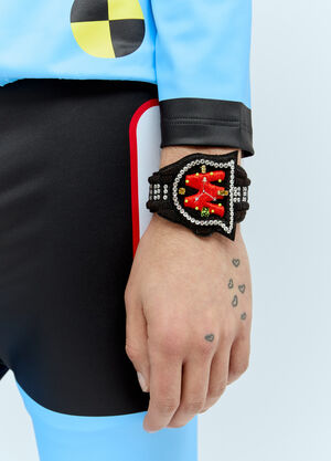 Walter Van Beirendonck W-Bracelet Beaded Bracelet Silver wlt0158026