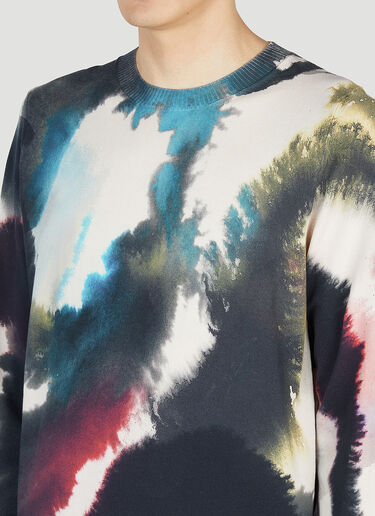 Alexander McQueen Watercolour Sweater Multicolour amq0151012