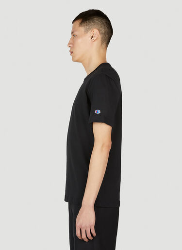 Champion Logo Embroidered T-Shirt Black cha0152025