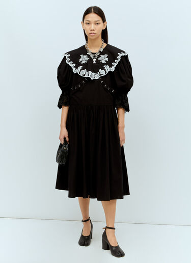 Chopova Lowena Fer 中长连衣裙 黑色 cho0256001