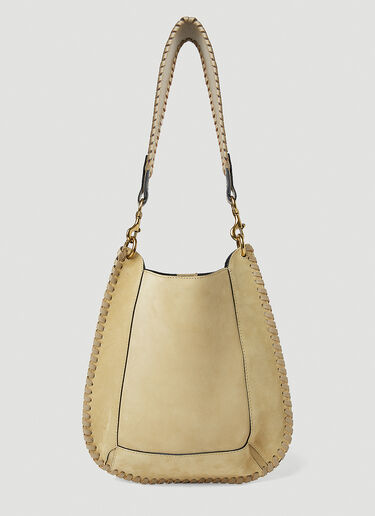 Isabel Marant Oskan Shoulder Bag Beige ibm0251016