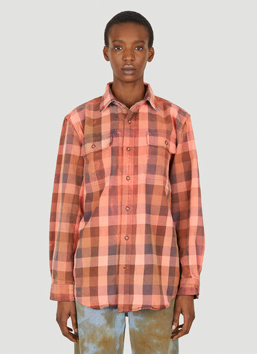NOTSONORMAL Glo Flannel Shirt Orange nsm0348019