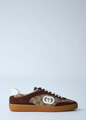 Gucci Interlocking G Sneakers Brown guc0159066