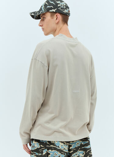 Acne Studios 로고 패치 티셔츠  그레이 acn0157016