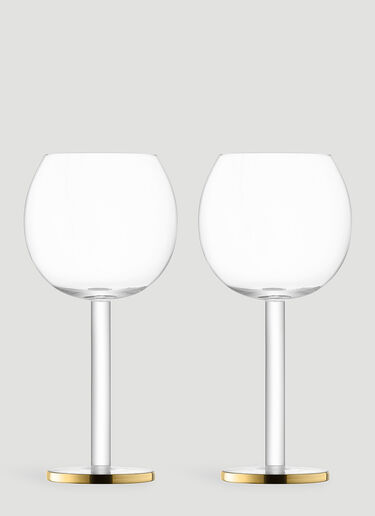 Set of Two Luca Wine Goblets LSA International Set of Two Luca Wine Goblets Gold wps0670209