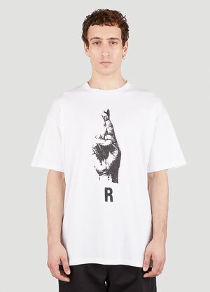 Raf Simons x Fred Perry Graphic Print T-Shirt Black rsf0152002