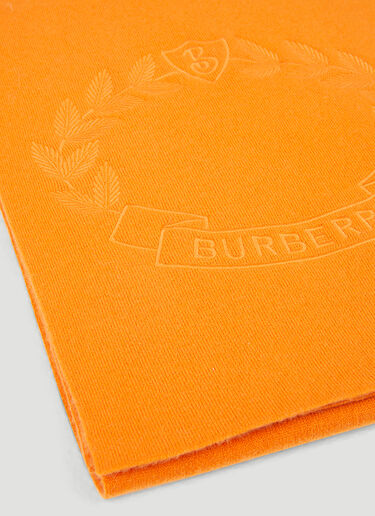 Burberry Ghost Crest 围巾 橙 bur0151127