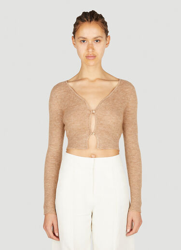 Jacquemus Le Cardigan Alzou Beige jac0251040