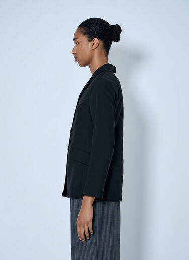 LN-CC® - Jil Sander: Tailored Blazer in Wool Blend - Black Jil Sander Tailored Blazer in Wool Blend Black jil0265002
