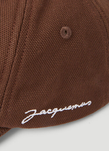 La Casquette Baseball Cap Jacquemus La Casquette Baseball Cap Brown jac0154029