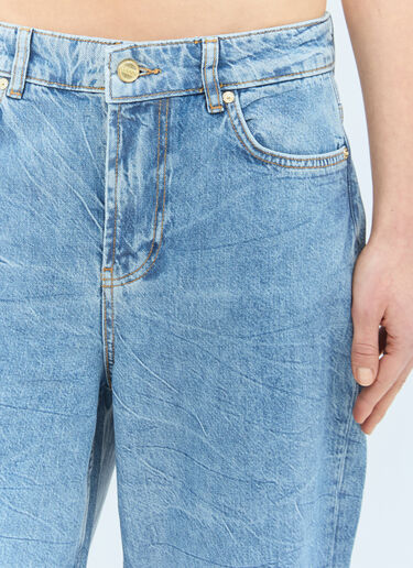 Ganni Foil Izey Jeans Blue gan0258019