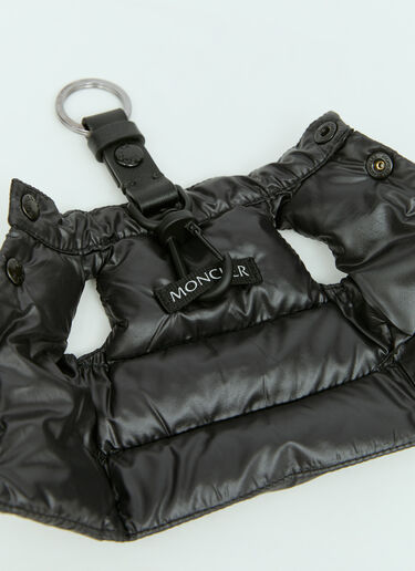 Moncler Gilet-Shaped Keyring Black mon0155048