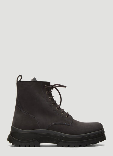 Moncler Ulysse Suede Boots Grey mon0138014