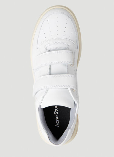 Acne Studios Touch-Strap Sneakers White acn0251002