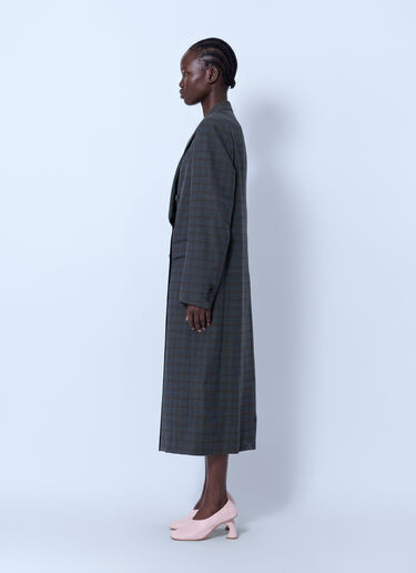 LN-CC® - Dries Van Noten: Double Breasted Rarrysta Coat - Dark Grey Dries Van Noten Double Breasted Rarrysta Coat Dark Grey dvn0265001