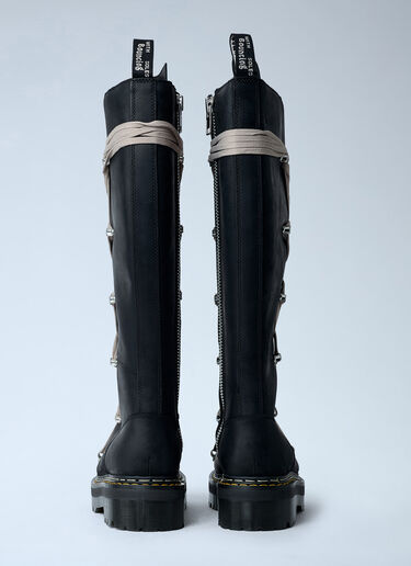 1B60 Quad Sole Pentalace Boots Rick Owens x Dr. Martens 1B60 Quad Sole Pentalace Boots Black rod0162003