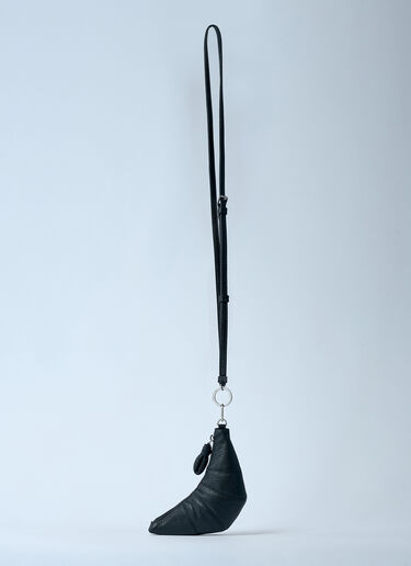 Lemaire Croissant Coin Pouch Crossbody Bag Black lem0360004
