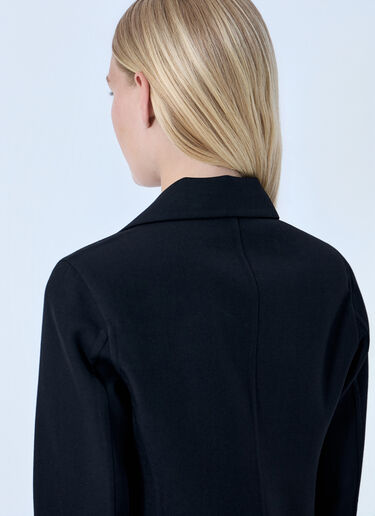 Jil Sander Single-Breasted Wool Coat Black jil0264030