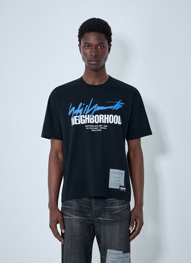 Yohji Yamamoto x Neighborhood Cotton T-Shirt Black yoy0164008