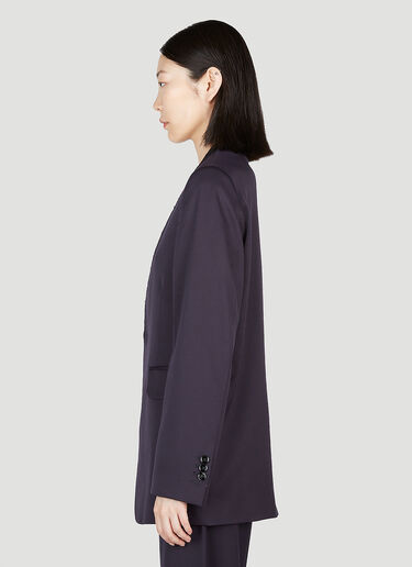 MM6 Maison Margiela Collarless Blazer Navy mmm0253005