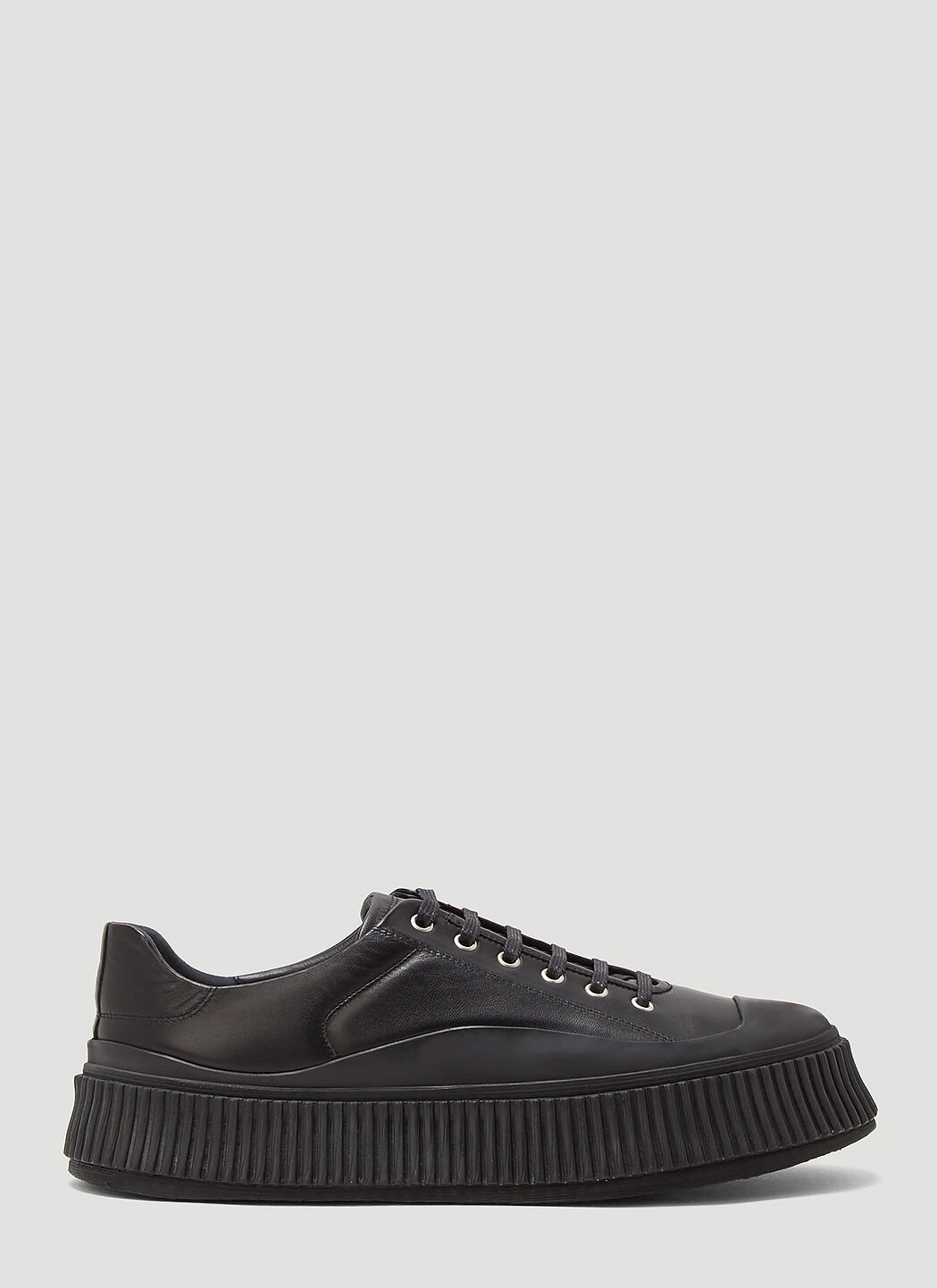 Jil sander leather sneakers clearance