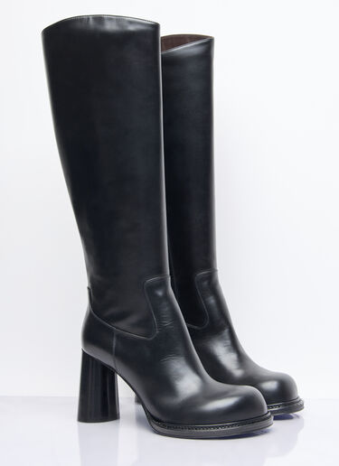 Bottega Veneta Cliff Heeled Boots Black bov0258008