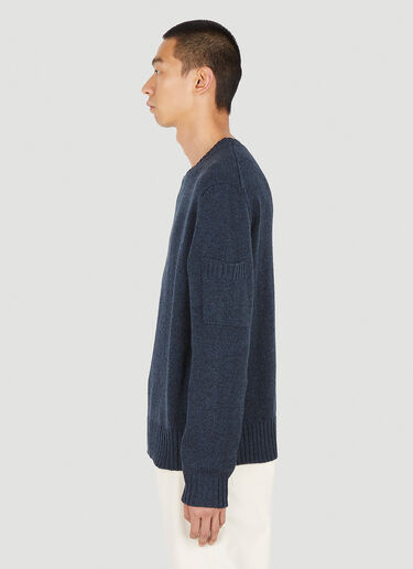 Jil Sander+ 슬리브 포켓 스웨터 블루 jsp0149006