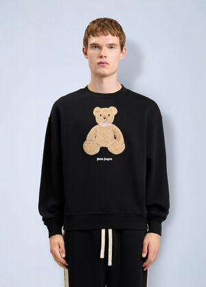 Palm Angels Bear Sweatshirt Black pma0164075