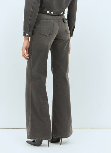 Coperni Wide Leg Jeans Grey cpn0257004