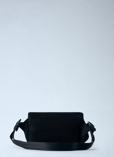 Pleats Please Issey Miyake Bias Pleats Waistbag Black plp0266008