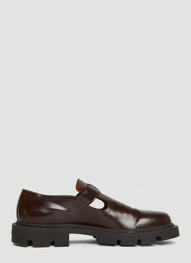 Maison Margiela Monk Shoes Dark Brown mla0146053