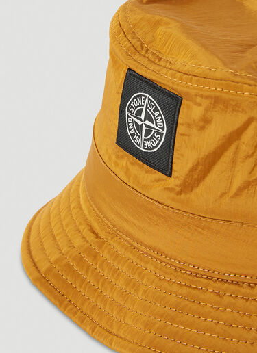 Stone Island Compass Patch Bucket Hat Orange sto0152091