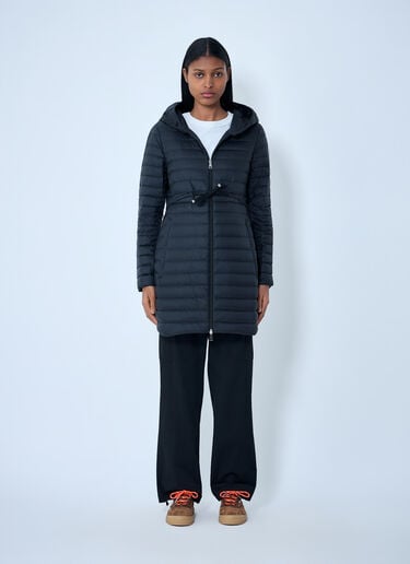 Moncler Barbel Long Parka Coat Black mon0263000