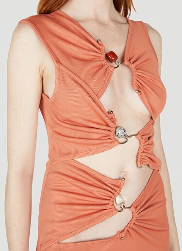 Frequency Crystal Dress Christopher Esber Frequency Crystal Dress Orange chr0252012
