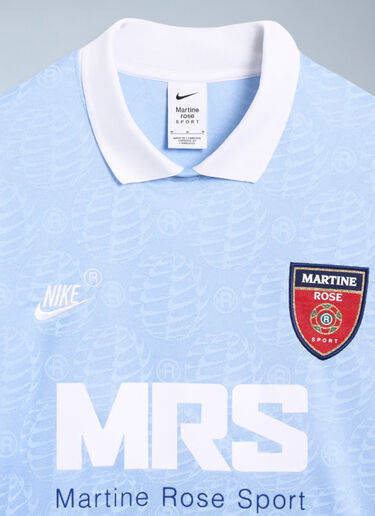Logo Motif Polo Shirt Nike x Martine Rose Logo Motif Polo Shirt Blue nik0362105