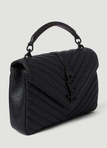 Saint Laurent College Medium Shoulder Bag Black sla0249167