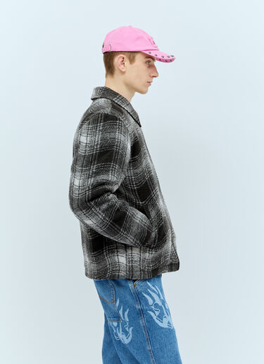 Dime Wave Plaid Jacket Black dmt0154001