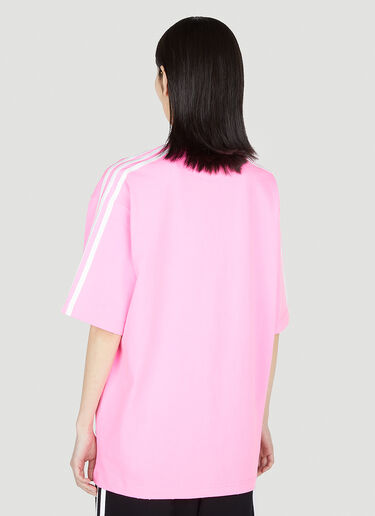 Balenciaga x adidas 徽标印花 T 恤 粉色 axb0251010