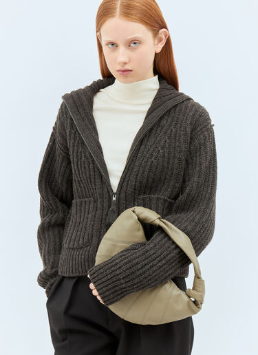 Lemaire Mini Fortune Croissant Handbag Khaki lem0258041