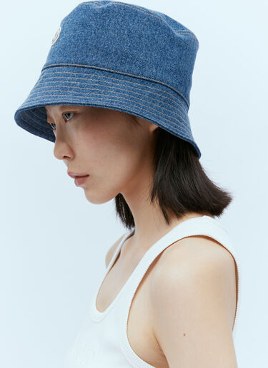 Moncler Denim Bucket Hat Blue mon0256033