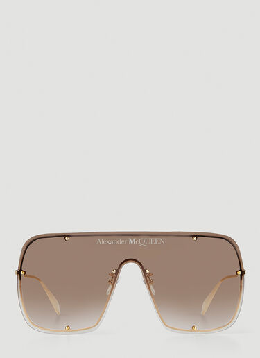 Alexander McQueen Titan Sunglasses Gold amq0247108