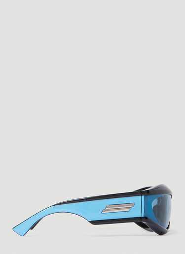 Wrap Around Sunglasses Bottega Veneta Wrap Around Sunglasses Blue bov0352004
