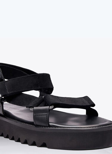 Scarosso Wooster V Suede Sandals Black scr0158043
