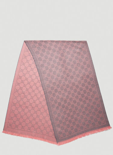 Gucci GG Jacquard Scarf Pink guc0243217
