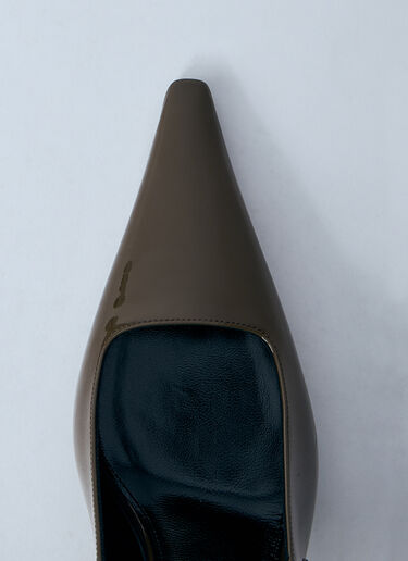 Saint Laurent Lee 露跟浅口鞋 棕色 sla0259031