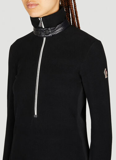 クォータージップアップ スウェットシャツ Moncler Grenoble クォータージップアップ スウェットシャツ ブラック mog0253017