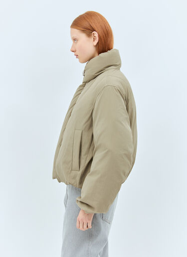 Lemaire Short Puffer Jacket Khaki lem0258005