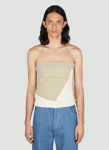 Mainline:RUS/Fr.CA/DE Panelled Tube Top Beige mai0352005