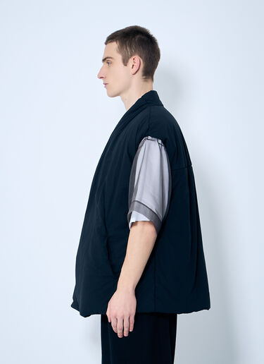 Dries Van Noten パッド入りガーバーベスト  ネイビー dvn0160012
