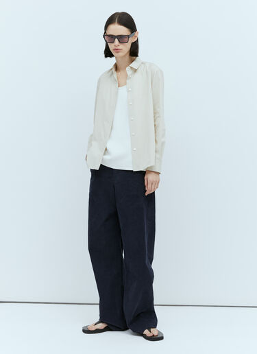 The Row Eglitta Corduroy Pants Blue row0253051